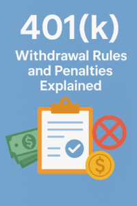 401(k) Withdrawal Rules and Penalties Explained