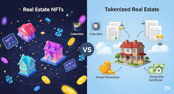 Real Estate NFTs vs. Tokenized Real Estate: What’s the Difference? – Complete Guide 2025